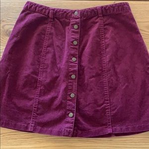 Forever 21 button-up skirt